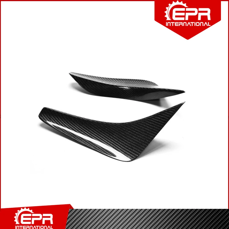 Para nissan r35 gtr oem fibra de carbono amortecedor dianteiro canard guarnição (oem pára-choques apenas) brilhante carbono frente divisor para r35 GT-R corrida