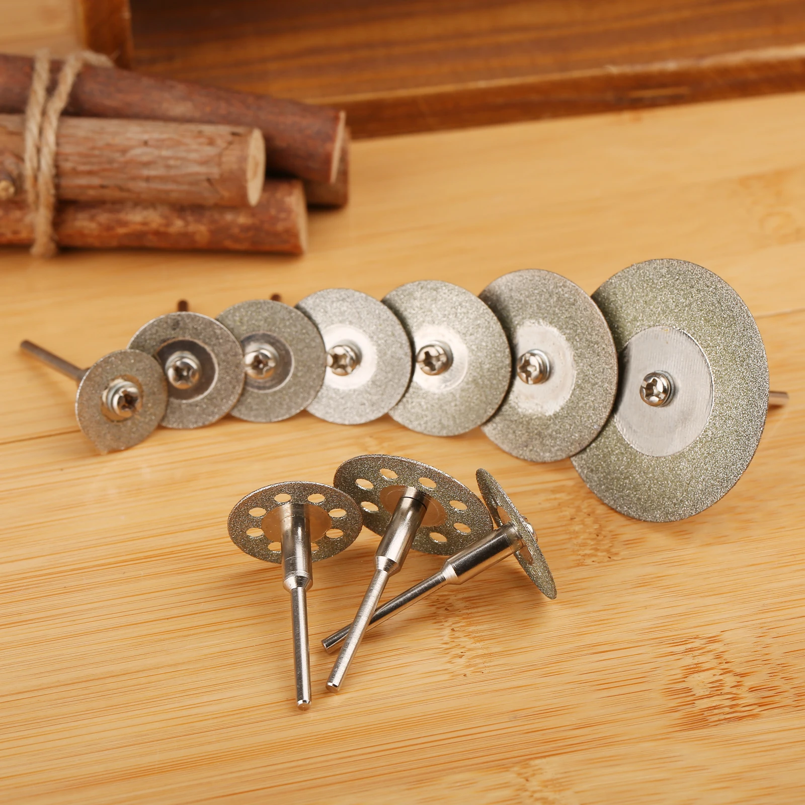 10pcs Rotary Tool Accessory Diamond Cut Off Wheel Disc Fits Dremel Rotary Tools