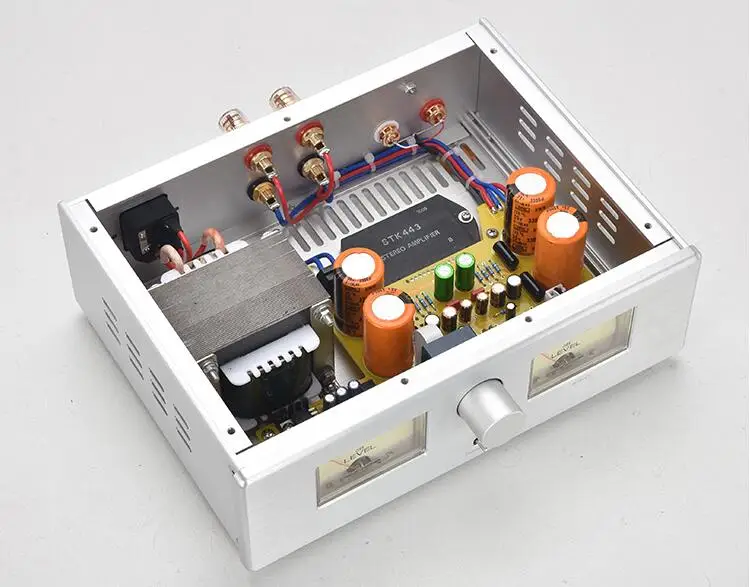 BRZHIFI-فيلم سميك جديد Sanyo STK443 ، ريترو ، هاي فاي ، مقياس مزدوج ، مكبر صوت ، بلوتوث اختياري