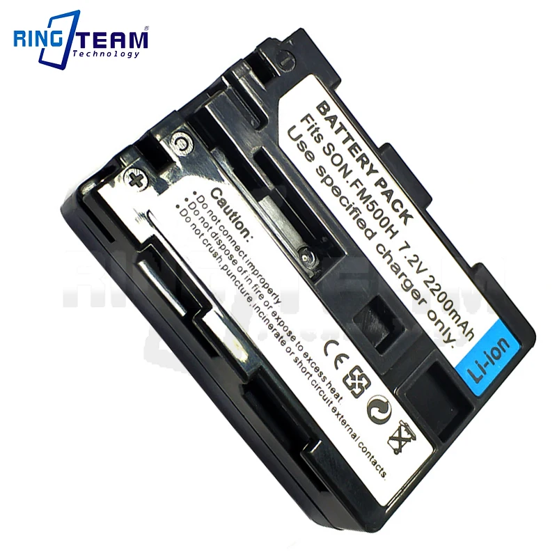 Batterie NP-FM500H pour appareils photo numériques Sony, pour appareils photo numériques Alpha A57 A58 A65 A68 A77 II A99 A100 A200 A300 A350 A500 A550 A560