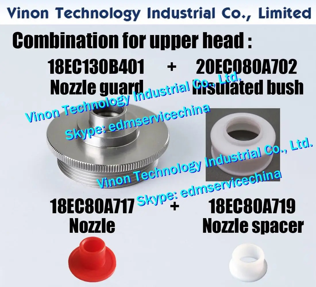 

U Series Combination Set for Upper head 18EC130B401 Nozzle guard+20EC080A702 Insulated bush+18EC80A717 Nozzle+18EC80A719 Nozzle