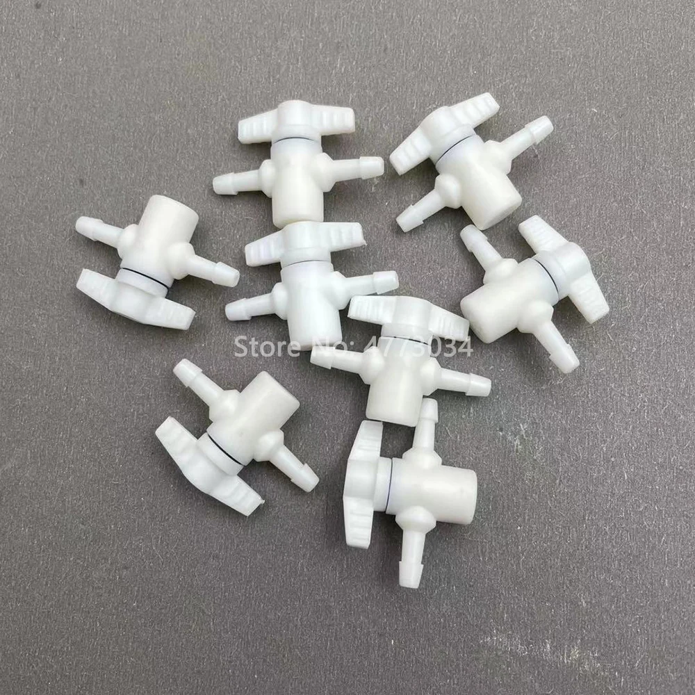 5PCS Printer Ciss ink system manual valve 2 ways for Flora Mutoh Mimaki solvent printer bulk ink system ink tube switch valves