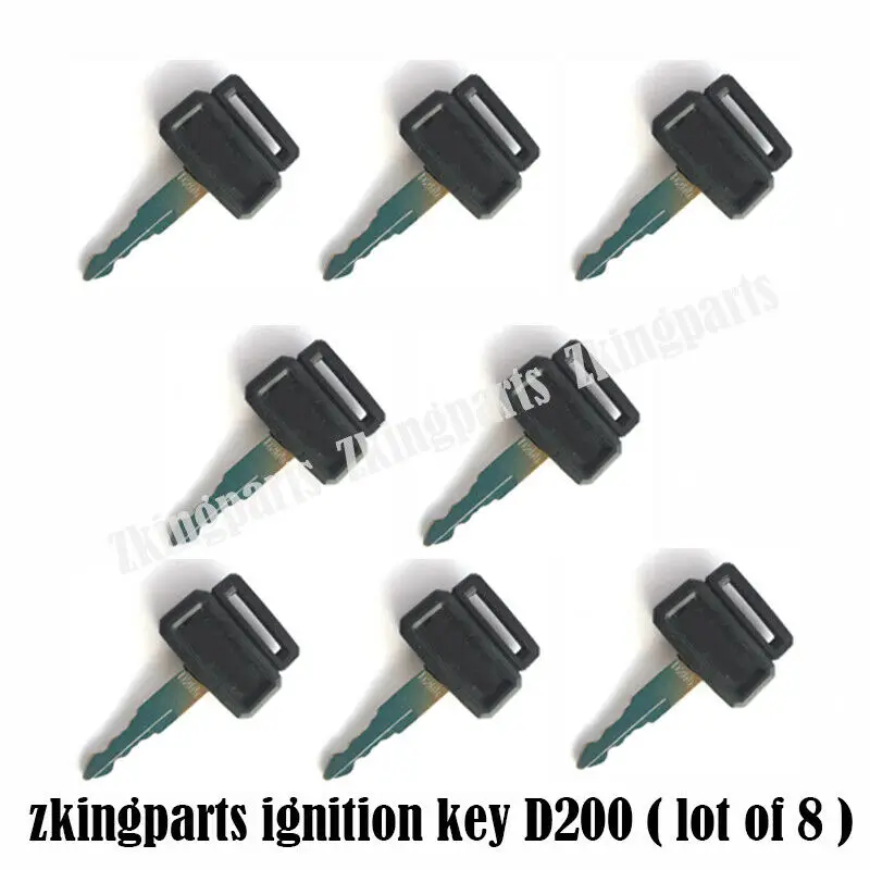 8pcs Heavy Equipment Key D200 Fit For Daewoo Excavator