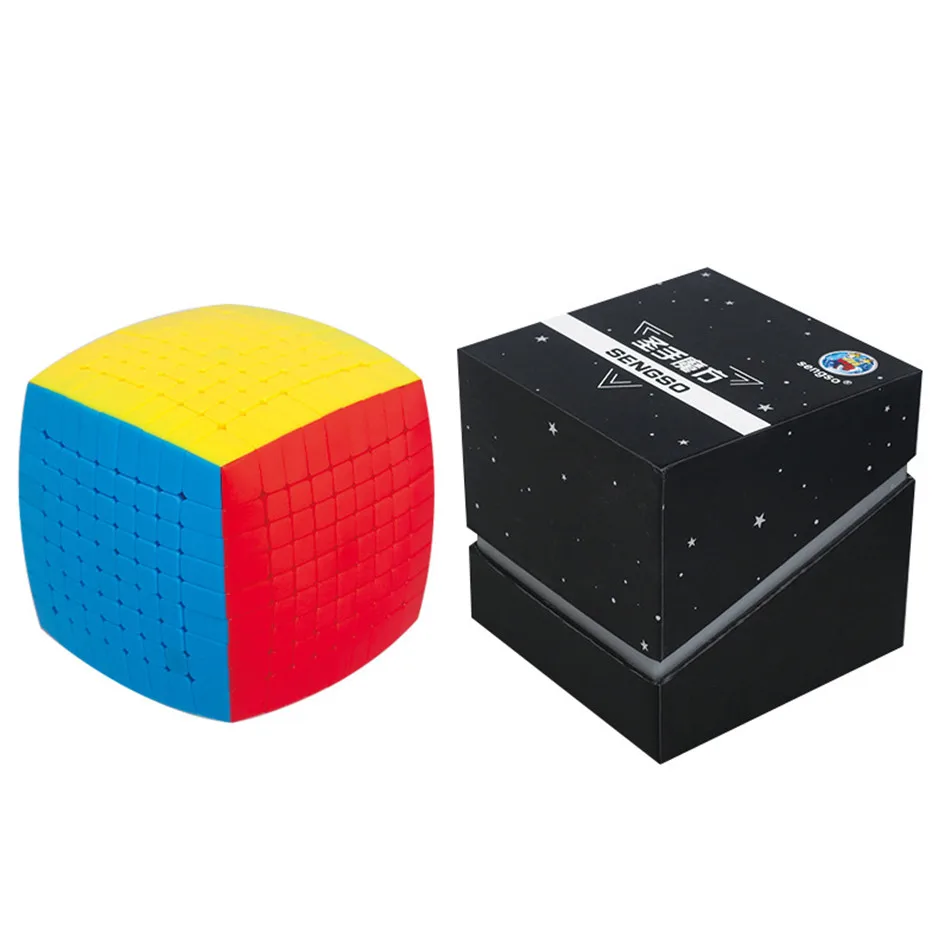 sengso ShengShou Pillowed 9x9x9 Magic Puzzle Professional 9x9 NEO Bread Speed Cubo magico Educational Toys Children Gift