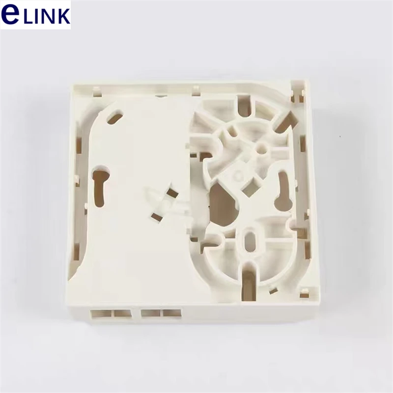 FTTH 터미네이션 박스 SC, 영국 80 스타일 데스크탑 박스, ABS 미니 패치 패널, 광섬유 분배 터미널, 2 포트, 20 개