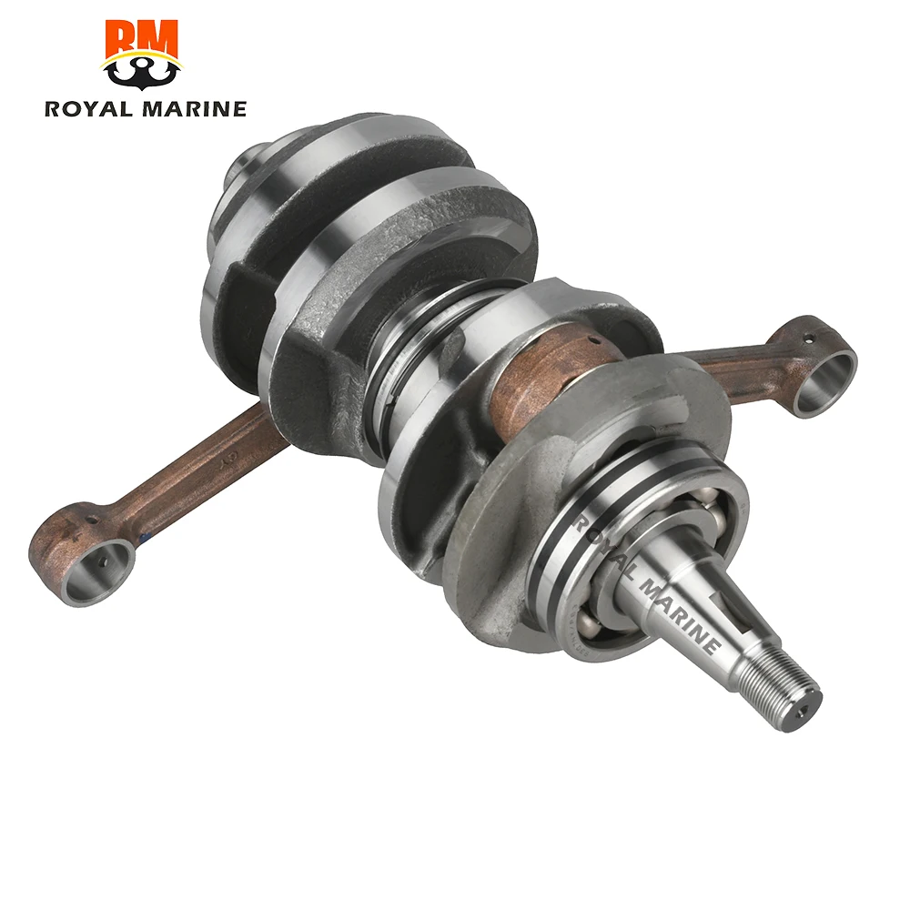 66T-11400  Crankshaft Assy 66T-11400-01 For Yamaha 40HP 40X Outboard Engine 2 Stroke 66T-11400-01