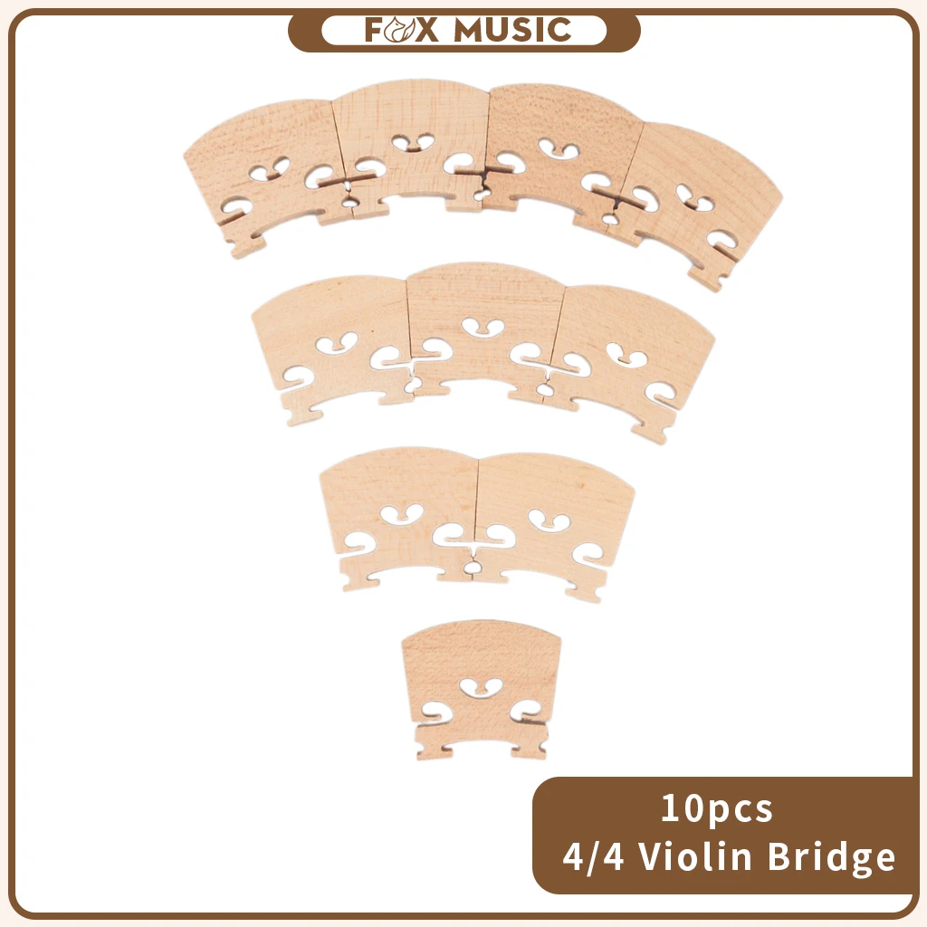 

10 шт. скрипка 4/4 Кленовая древесина Замена для моста аксессуары новый набор