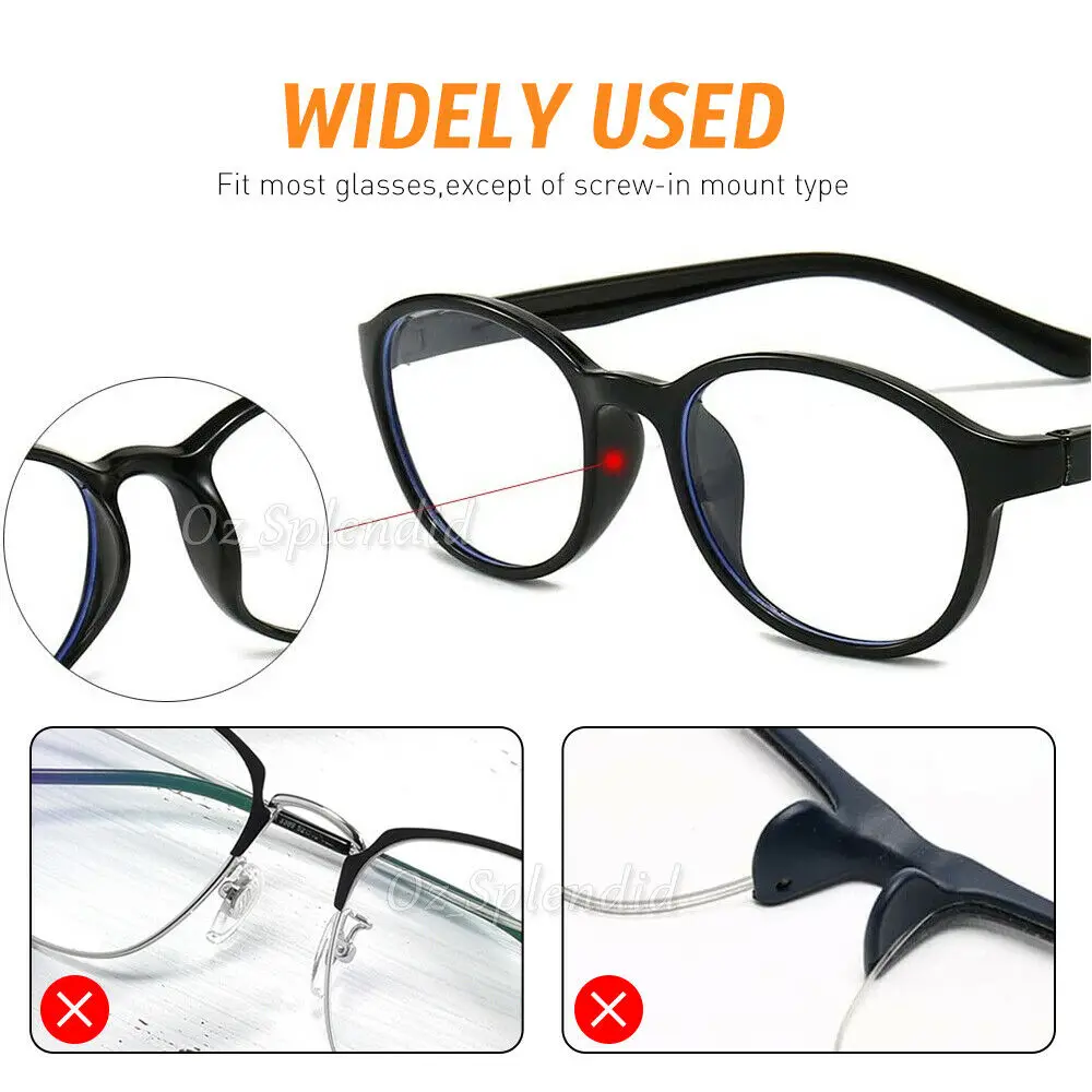 Water Drop Airbags Glasses Nose Pad Set Of Silicone Nose Pad Anti Slip Stick On For Optical Sunglasses Thin Nosepads Accessories