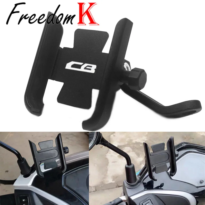 Motorcycle Cell Phone Holder GPS Stand Bracket For CB125R CB250R CB500X CB500R CB650R CB650F CB1100 CB 400 150R 190R 300R
