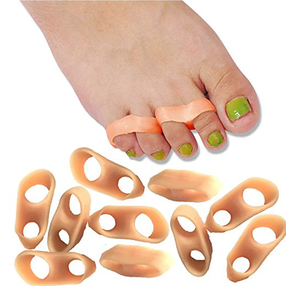 10pcs Hammer Toe Straightener Overlapping Toe Bunion and Toe Little Thumb Separator Orthotics For Daily Use Foot Care Tool D0356