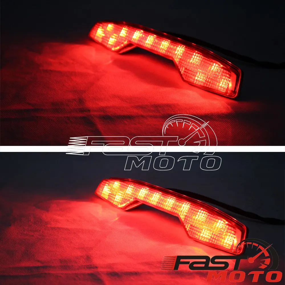For Suzuki LTR450 LTR 450 Red LED Tail Light Rear Brake Light 12V ATV Quadsport Taillights LTR400 LTR 400 Stop Light Assembly