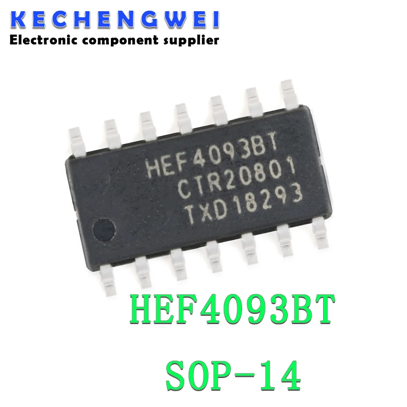 10PCS HEF4093BT CD4093BM HCF4093 SOP chip de SOP-14 HEF4093 4093 SOP14 logic device