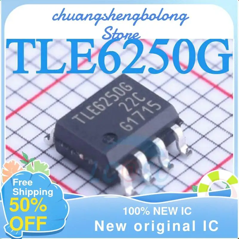 

10PCS TLE6250G 6250G SOP8 New original IC