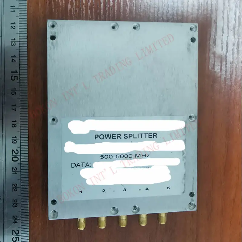 Power Splitter Combiner wideband 500MHz to 5000MHz 4 Way-0° 0.5GHz-5GHz Coaxial Power Splitter 500-5000MHz