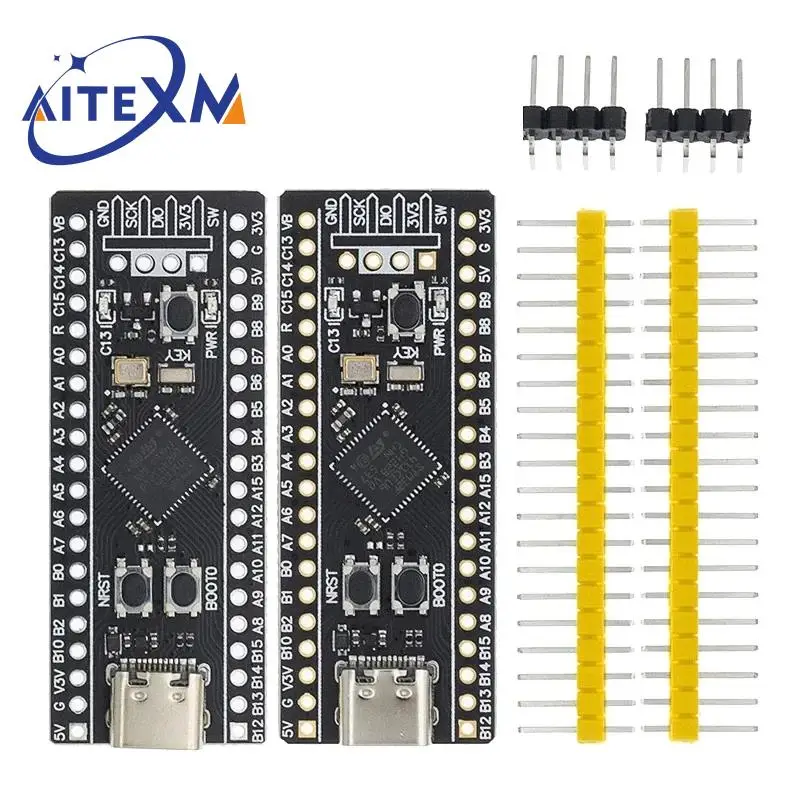 STM32F401 STM32F411 płytka rozwojowa STM32F401CCU6/CDU6 STM32F411CEU6 STM32F4 tablica edukacyjna 84Mhz 64KB RAM 256KB ST-LINK V2