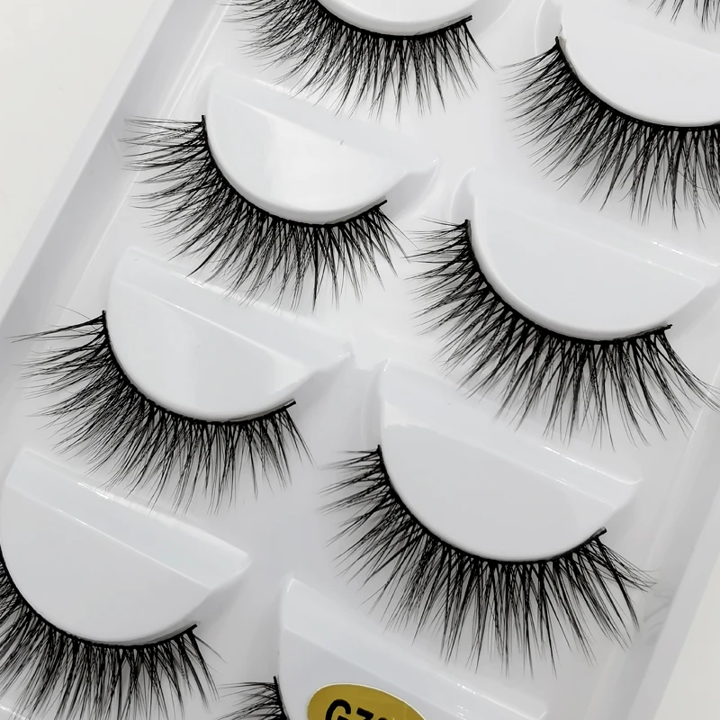 3/5 Pairs 3D Mink False Eyelashes, Natural Look