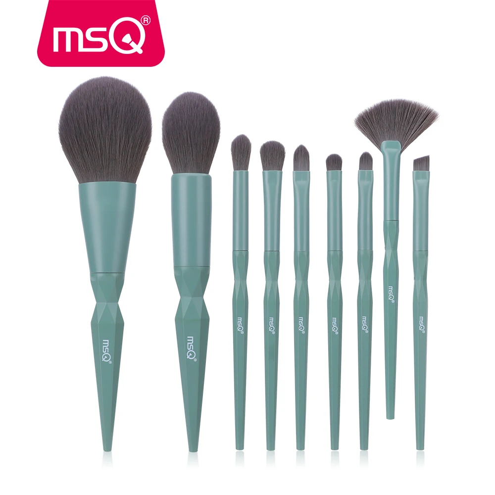 MSQ 10pcs 9pcs Makeup Brushes Sets Foundation Powder Concealer Eyeshadow Synthetic Bristles Highlighter Lip Make Up Beauty Tools