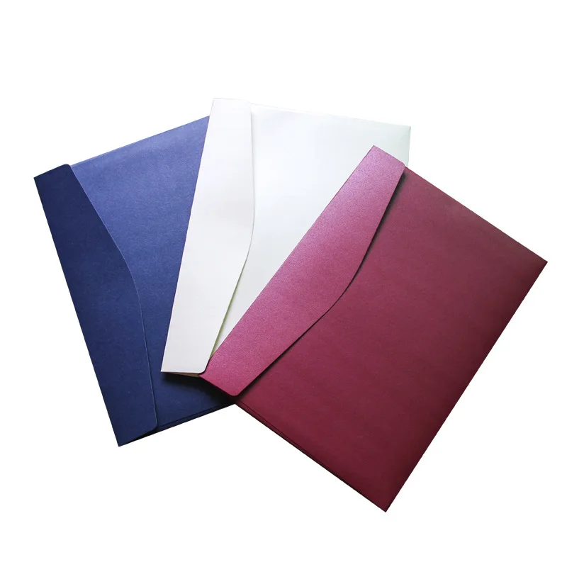 20Pcs/Lot A4 Size Envelope 5 Colors Kraft Paper Letter Envelope Big Size Vintage Envelope Stationery Document Envelopes