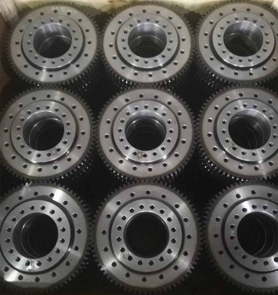 120*250*25.5mm slewing bearing with external gear 011.10.180.12 small slewing bearing ring