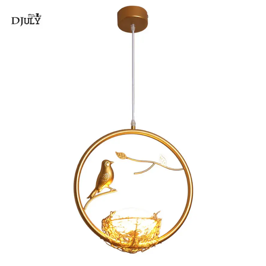 

Southeast Asia art deco bird nest ring led pendant lights for dining room kitchen bar loft hanging lamp suspension luminaire