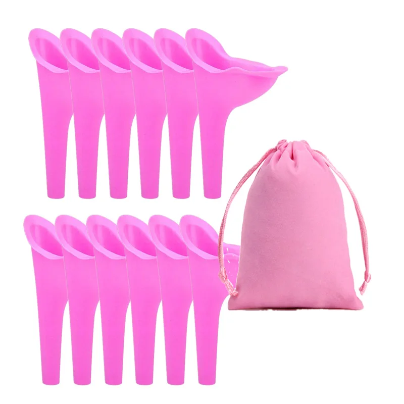 WETIPS Silicone Female Urinals Woman Urinal Urinario Femenino PortableTravel for Women Urinals Outdoor Camping Urinoir Device