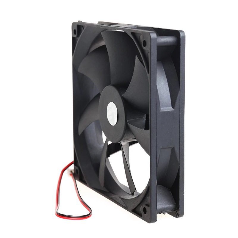 High Speed DC Brushless Cooling Exhaust Fan 120mm DC 12V 0.25A CPU Cooler 120x120x25mm 2p Connector Hydraulic Bearing