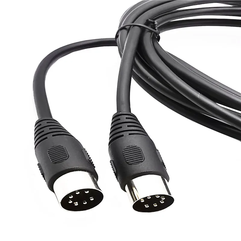 7 Pin Din Midi Cable 7PIN DIN Male to Male Controller Interface Cable 1M 1.5M 3M