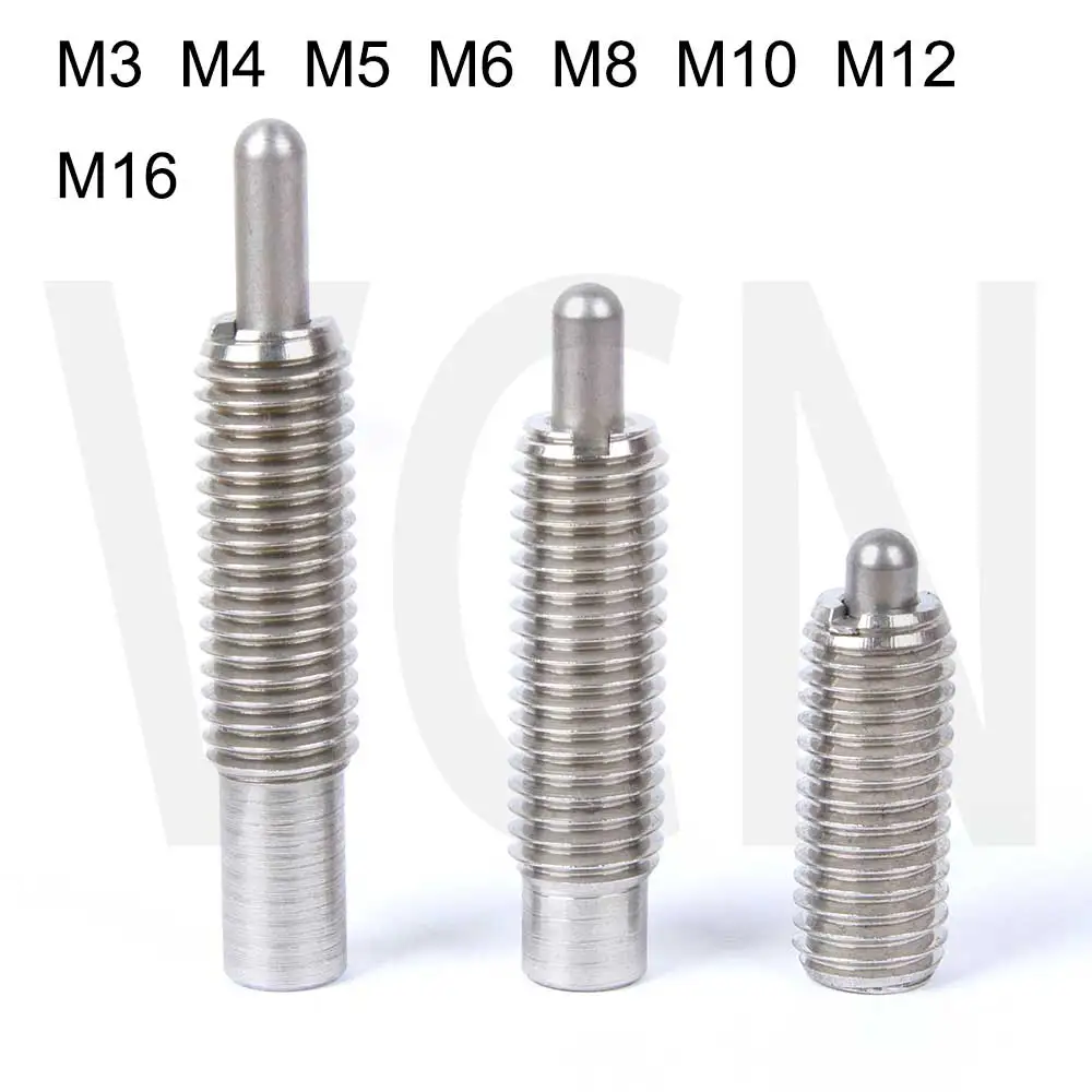 PJLK PJHK PJLW PJHW  Spring Plungers  pins screw ,Spring pins,304 stainless steel body, . M3M4M5M6M8M10M12M16 VCN515