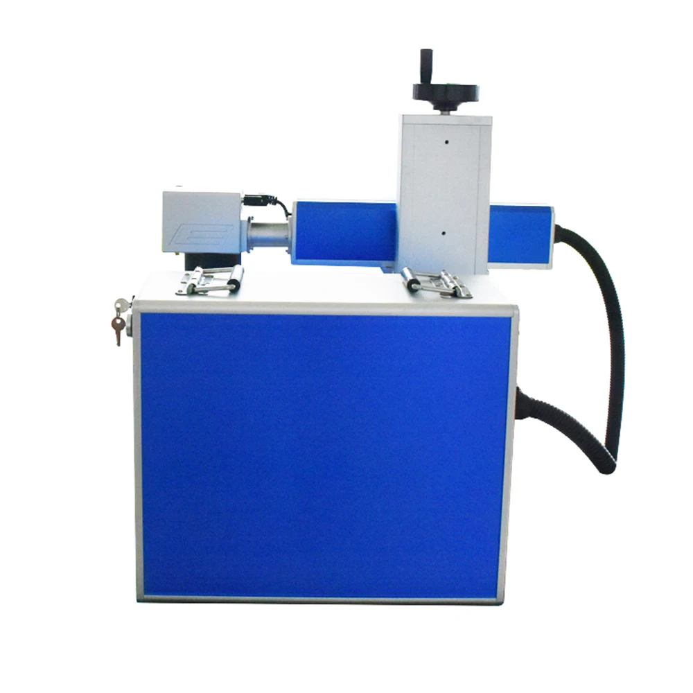 Visualization Of Production Cheap Fiber Laser Marking Machine Rotary Price 50W