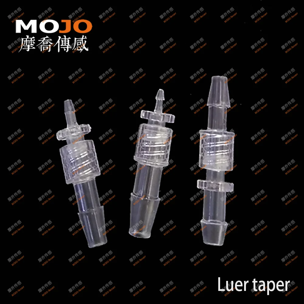 Free shipping New product Luer taper outer screw to inner screw joint union OD:1.6-6.4mm PC material pipe joint 10sets/pack