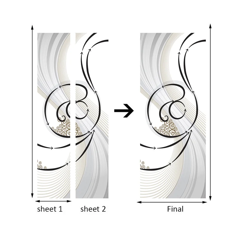 3Dประตูสติกเกอร์ที่กำหนดเองขนาดกันน้ำSelf Adhesiveวอลล์เปเปอร์โปสเตอร์ห้องนอนห้องนอนตกแต่งสติ๊กเกอร์ติดผนัง