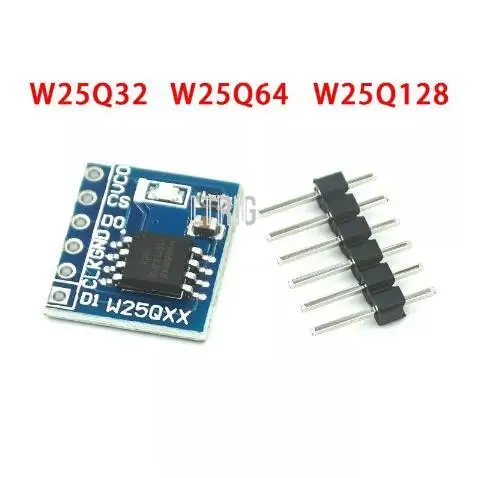 LTRIG Custom 1PCS  W25Q32 W25Q64 W25Q128 large capacity FLASH storage module SPI interface BV FV STM32 code