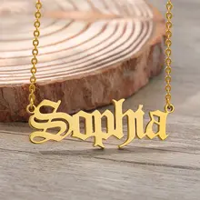 Personalized stainless steel name necklace #4