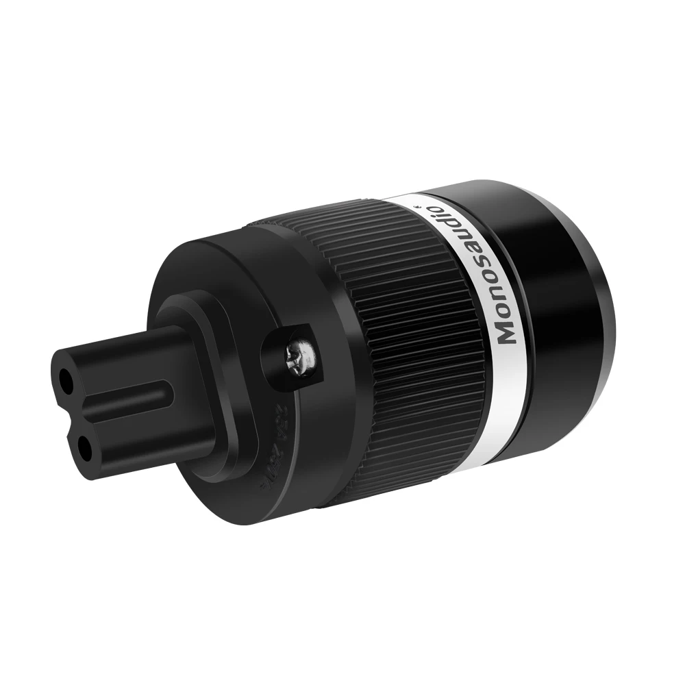 

Monosaudio F180 99,998% C7, чистая медь, позолоченная/родиевая фигура 8, разъем IEC, шнур питания переменного тока, разъемы аудиокабеля