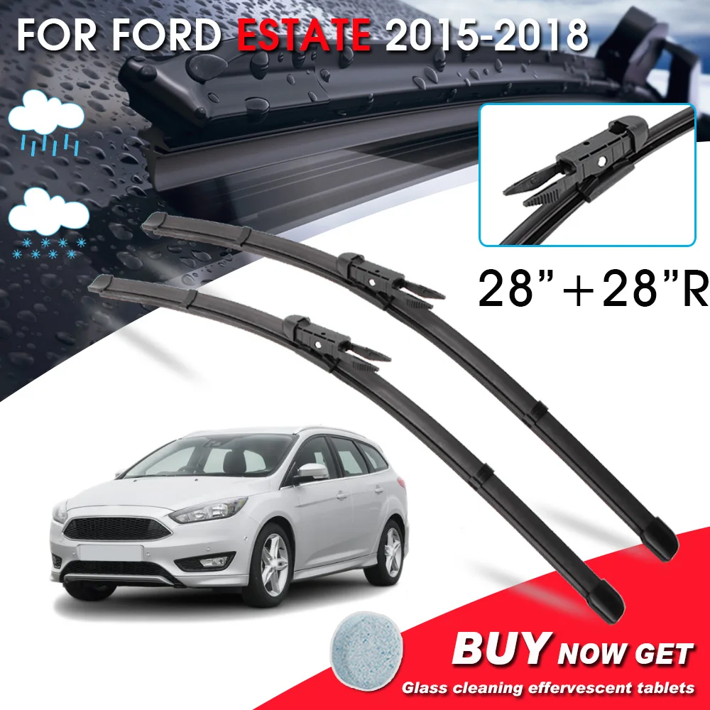 BROSHOO Car Fornt Window Windshield Wipers Blade For Ford Estate 28