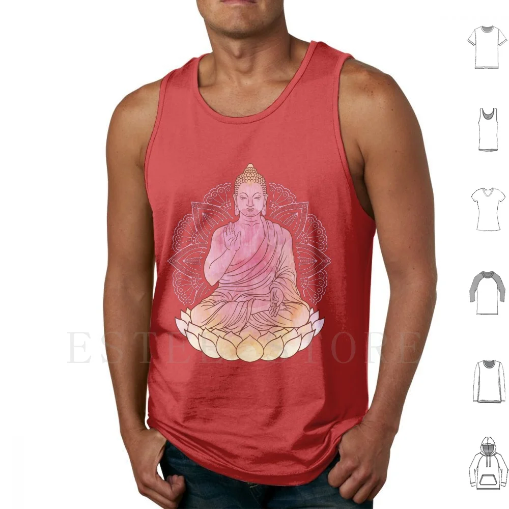 Buddha Statue Tank Tops Vest Sleeveless Buddha Head Buddha Art Buddha Meditation Buddha Statue Yoga Buddhism Buddha