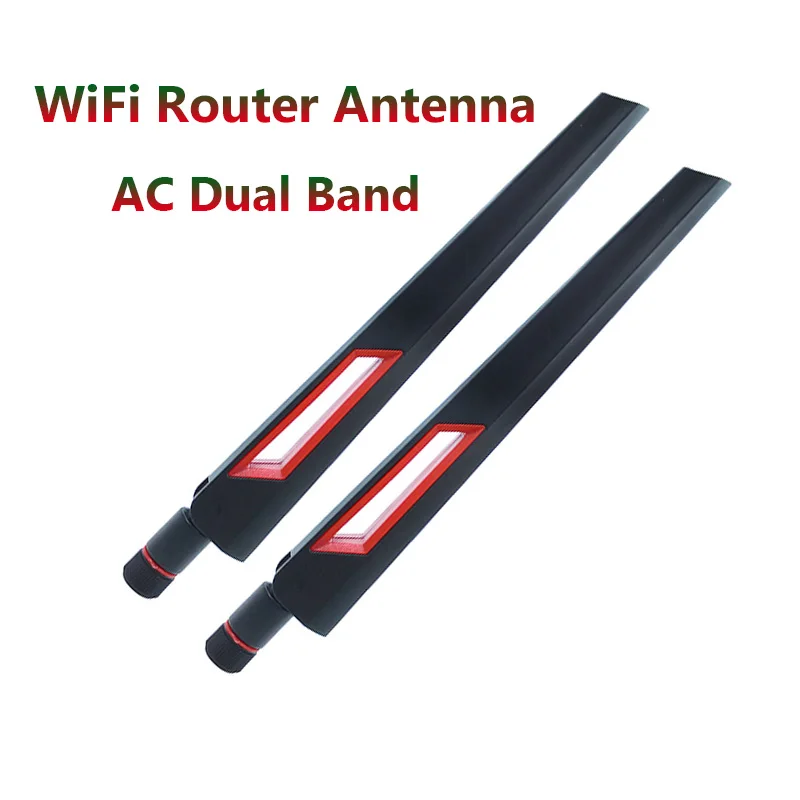 AC88U Dual Band WIFI Antenna 2.4G/5.8Ghz 8DBi RP SMA Connector Female Universal for wireless card Router