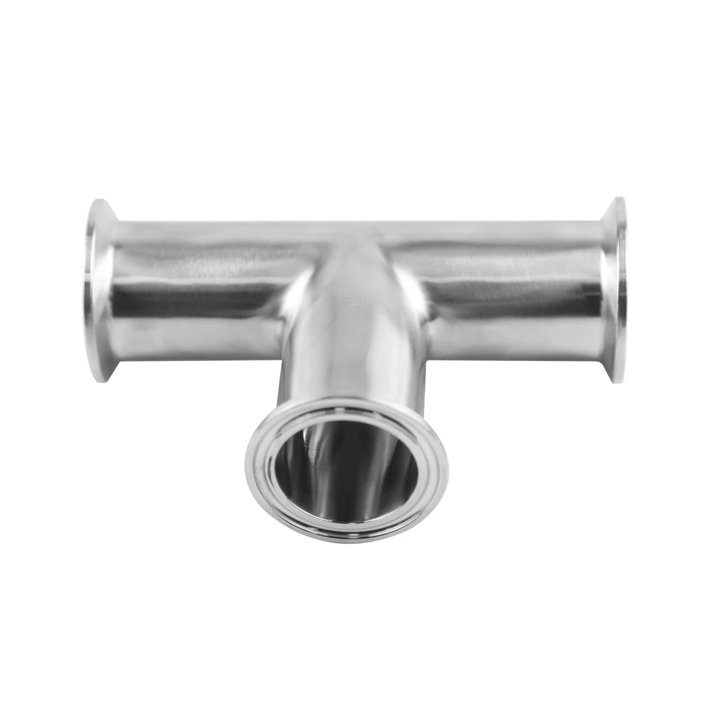 304 Rvs 2 "Tri Clamp Tee Connector Pijp Sanitair Huls 3 Manier