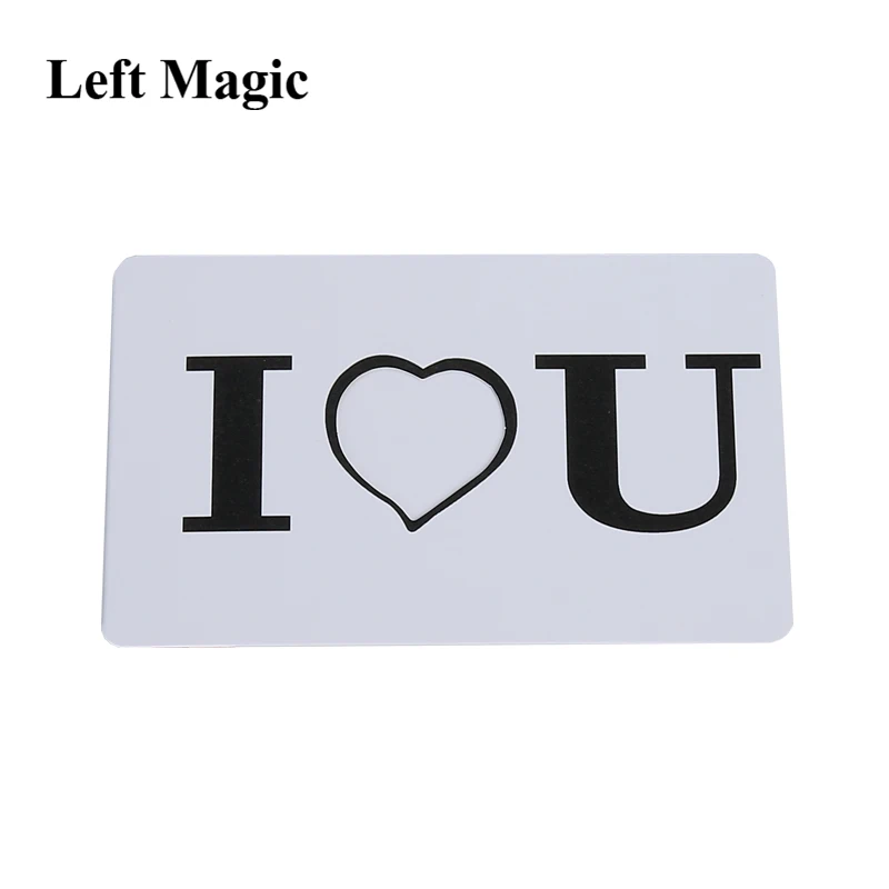 Flick the Heart Magic Tricks Flick Finger the Heart Appearing Card Magia Magician Close Up Illusions Mentalism Gimmicks Props