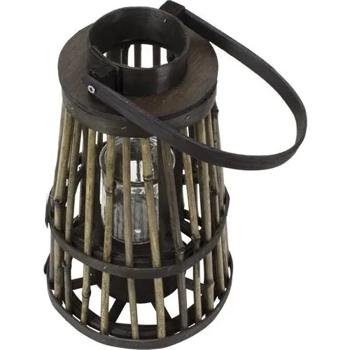 Tmall Home Design Rattan Basket Candle Holder Coffee 9 X35 cm - 808013