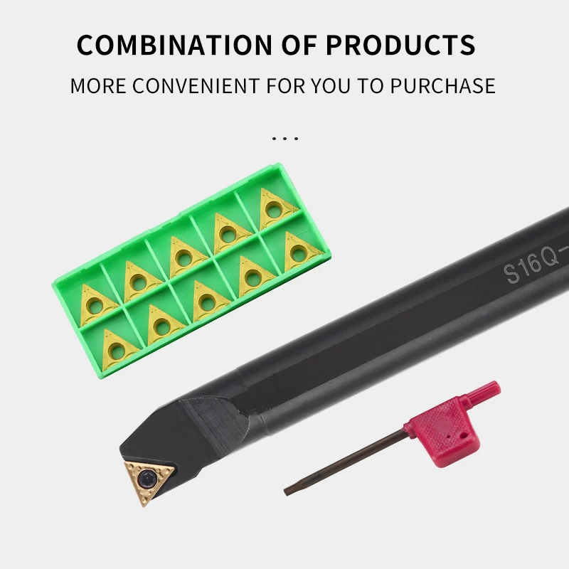 STUCR/L16 S16Q-STUCR S20R-STUCR S32T-STUCR CNC Lathe Cutting Bar Hole Turning Machining TCMT Insert Internal Boring Tool Holders
