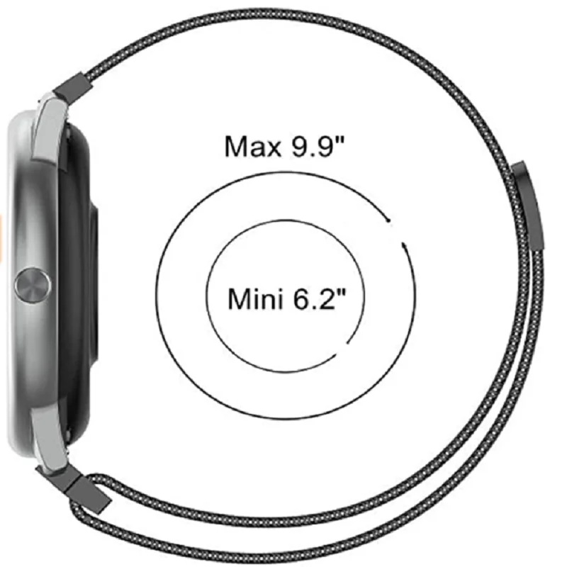 16mm 18mm 20mm 22mm 23mm 24mm Magnetic Strap Quick Release Watchband Bracelet For Huami Huawei Smart watch Samsung Active 2 4044