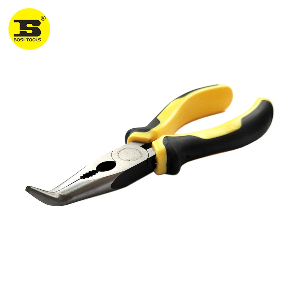 Wholesale SIJIBOSI 6\'\'/160mm Bent Nose Pliers Angle Jaw Tongs