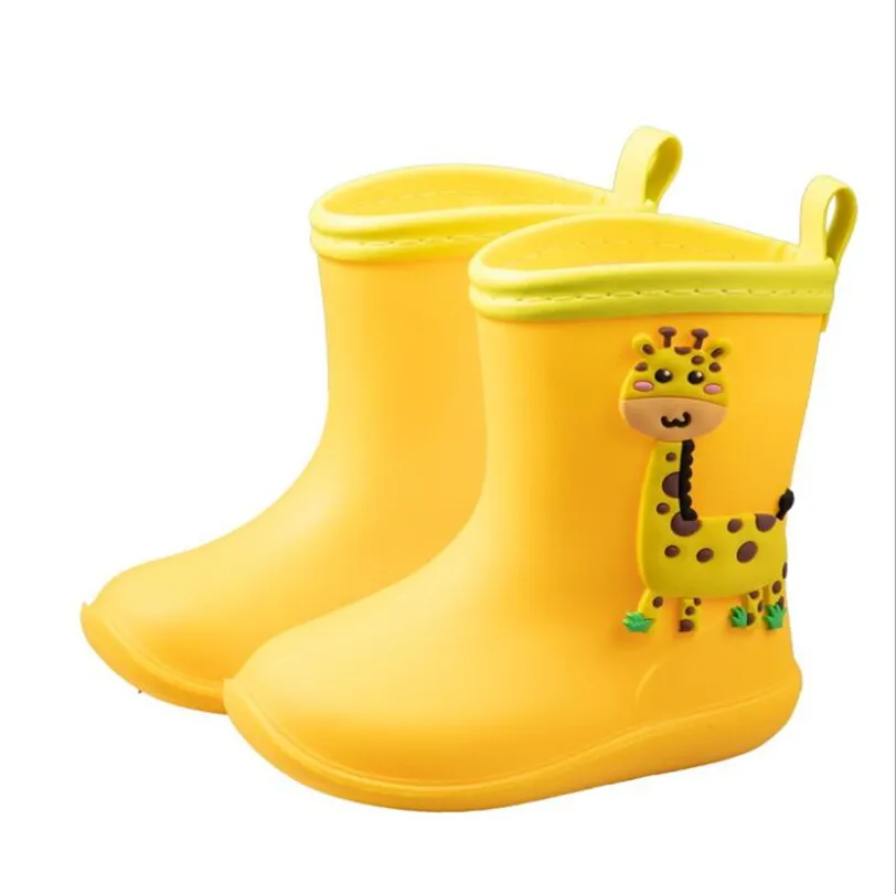 Kids Rain Boots Toddler Girl Rainboots Classic Waterproof Children\'s Shoes PVC Rubber Boots Kids Baby Water Shoes Boy Rain Boots