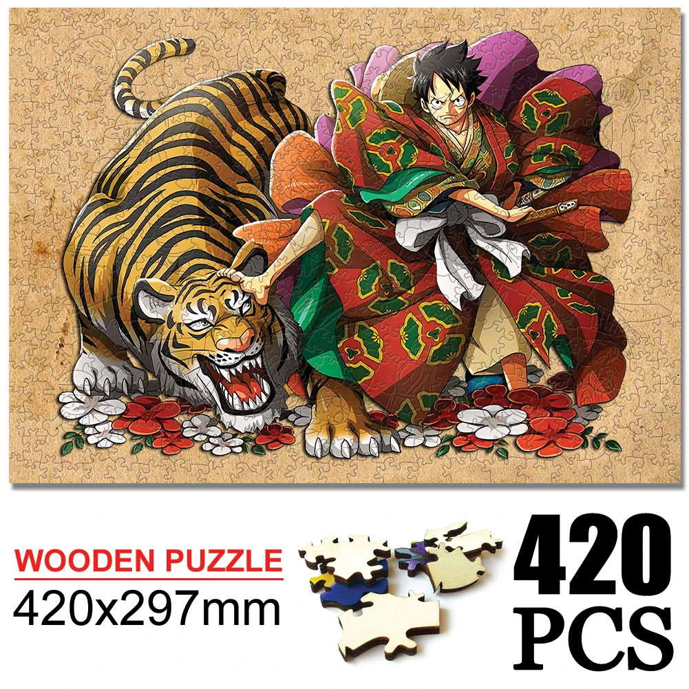 Cartone animato fai da te Puzzle in legno per adulti bambini Puzzle in legno regalo Anime Puzzle in legno per giocattoli per bambini