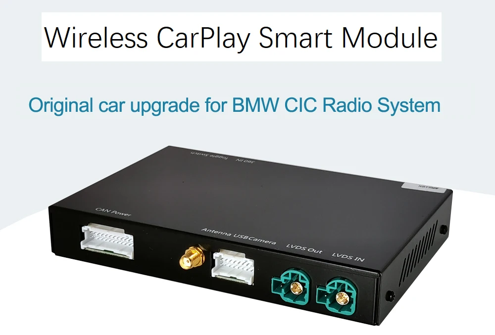 Wireless CarPlay for BMW CIC System X5 E70 X6 E71 2011-2013 X1 E84 with Android Mirror Link AirPlay Car Play Function