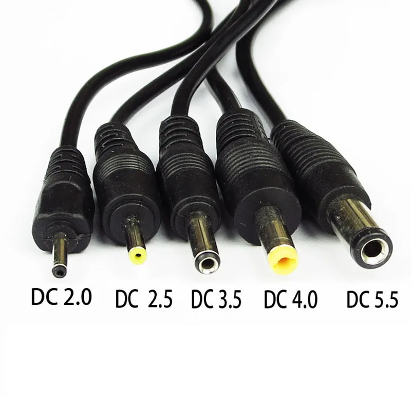USB to DC Power Cable Jack USB DC 2.0*0.6mm 2.5*0.7mm 3.5*1.35mm 4.0*1.7mm 5.5*2.1mm 5V DC Barrel Jack USB Power Cable Connector