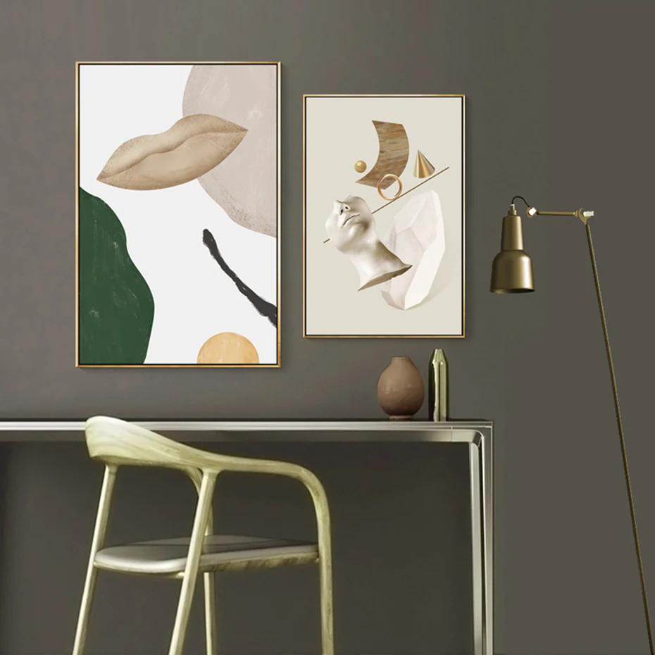 Abstract Renaissance Venus Vintage Canvas Wall Art Contemporary Poster Print for Living Room Home Decor