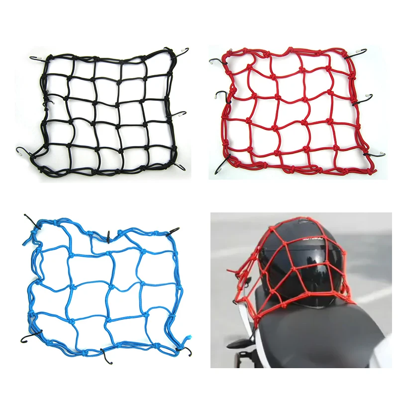 Motorcycle Cargo Net helmet holder Nets For suzuki sv 650 samurai k6 gsr600 katana 600 katana gsx750f gsxr 750 sv1000 dr 650