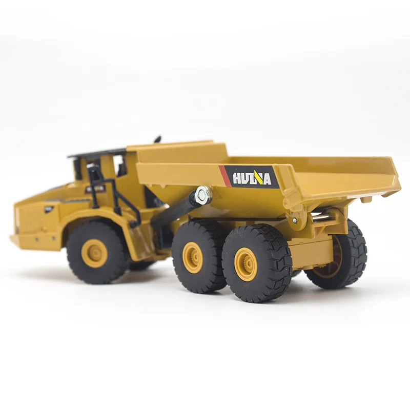 HUINA 1:50 dump truck excavator Wheel Loader Diecast Metal Model Construction Vehicle Toys for Boys Birthday Gift Car Collection